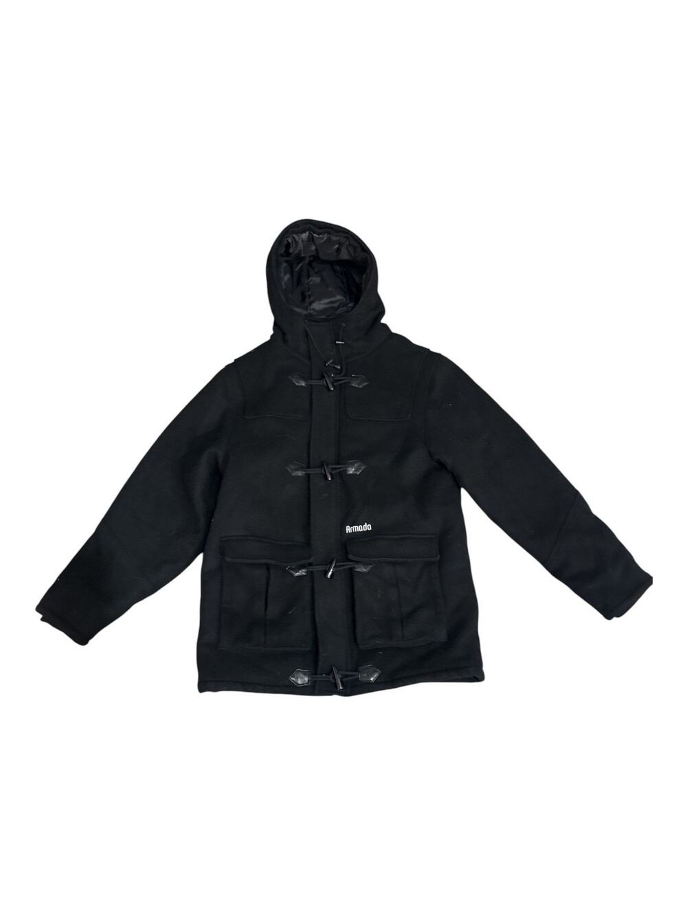 Armada Duffle Pea Coat Toggles Sherpa Lined WOOL COAT SZ XXL RT $525